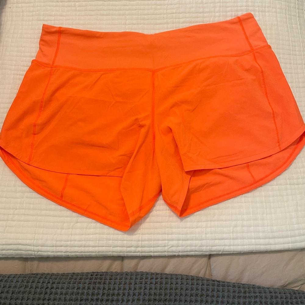 Lululemon Speed Up Mid Rise Lined 4” Short